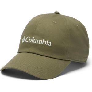 Columbia Unisex Provisions Ball Cap, Lemon Wash/Mountain Landscape(Stone Green/Logo)