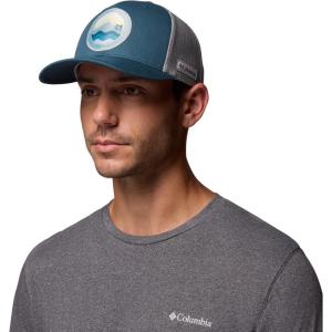 Columbia Unisex-Adult Mesh Snap Back(Everblue/Circular Landscape)