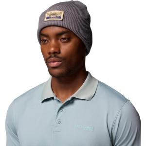 Columbia Unisex-Adult PFG Patch Beanie(City Grey/Rectangle Bass)