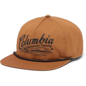 Columbia Unisex-Adult Ratchet Strap Snap Back(Camel Brown/Columbia Mountains)