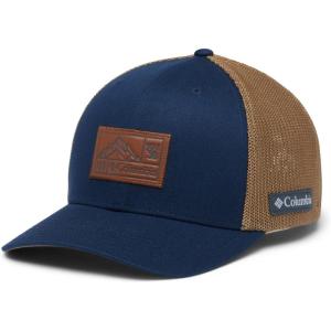 Columbia Unisex-Adult Rugged Outdoor Mesh HatBaseball Cap(Collegiate Navy/Delta/Hike Icon)