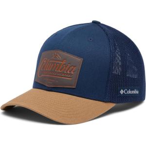 Columbia Unisex-Adult Rugged Outdoor Mesh HatBaseball Cap(Collegiate Navy/Delta/Roam Lands)