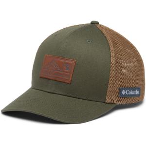 Columbia Unisex-Adult Rugged Outdoor Mesh HatBaseball Cap(Olive Green/Delta/Hike Icon)