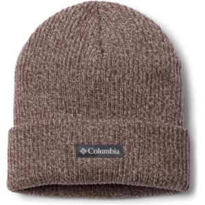 Columbia Unisex-Adult Whirlibird Cuffed Beanie(Basalt/Dark Stone Marled/Logo)