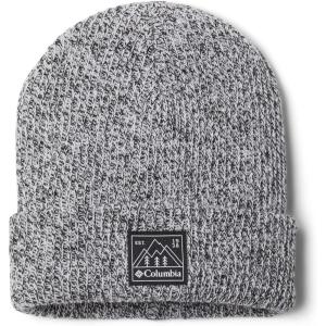 Columbia Unisex-Adult Whirlibird Cuffed Beanie(Black  White Marled)