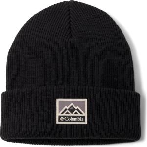 Columbia Unisex-Adult Whirlibird Cuffed Beanie(Black/Mountains)