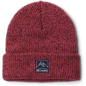 Columbia Unisex-Adult Whirlibird Cuffed Beanie(Bright Geranium/Dark Nocturnal Marled)