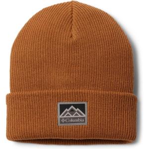 Columbia Unisex-Adult Whirlibird Cuffed Beanie(Camel Brown/Mountains)