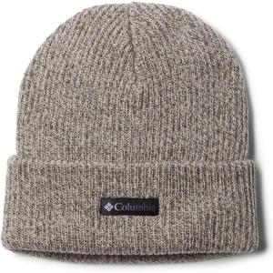 Columbia Unisex-Adult Whirlibird Cuffed Beanie(Dark Stone/Shark Marled/Gradient Logo)