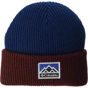 Columbia Unisex-Adult Whirlibird Cuffed Beanie(Mountain Blue/Spice/Mountains)
