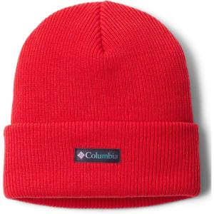 Columbia Unisex-Adult Whirlibird Cuffed Beanie(Red Lily/Gradient Logo)