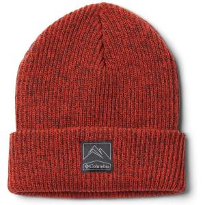 Columbia Unisex-Adult Whirlibird Cuffed Beanie(Red Quartz/Shark Marled)