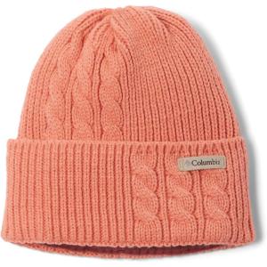 Columbia Womens Agate Pass Cable Knit Beanie(Faded Peach)