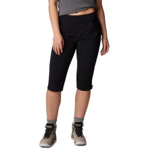 Columbia Women’s Anytime Casual Capri, Stain Resistant, Sun Protection(Black)
