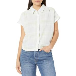 Columbia Women’s Camp Henry Iv Short Sleeve Shirt(White/Multi Plaid)