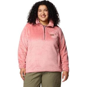 Columbia Womens Fire Side Sherpa 1/4 Zip(Pink Agave)
