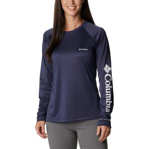Columbia Womens Fork Stream Long Sleeve Shirt(Blue)