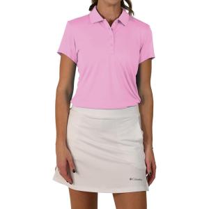 Columbia Women’s Golf Birdie Polo Omni Wick Performance Breathable Short Sleeve(Aura)