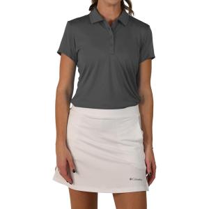 Columbia Women’s Golf Birdie Polo Omni Wick Performance Breathable Short Sleeve(Forged Iron)