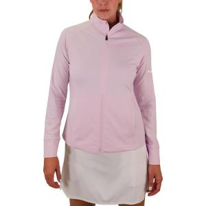 Columbia Women’s Golf Greenkeeper OMNI WICK Performance Full Zip Pullover(Pink Dawn)