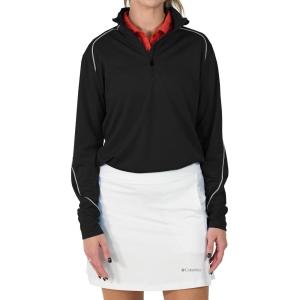 Columbia Women’s Golf Shotgun 2.0 Pullover OMNI WICK Breathable Long Sleeve(Black)