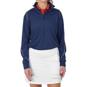 Columbia Women’s Golf Shotgun 2.0 Pullover OMNI WICK Breathable Long Sleeve(Collegiate Navy)