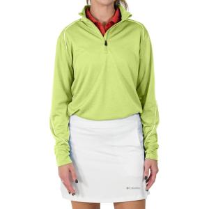 Columbia Women’s Golf Shotgun 2.0 Pullover OMNI WICK Breathable Long Sleeve(Spring Yellow)