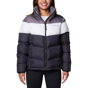 Columbia Womens Puffect II Colorblock Jacket(Black/White/City Grey)