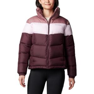 Columbia Womens Puffect II Colorblock Jacket(Moonvista/Pink Dawn/Fig)