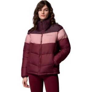 Columbia Womens Puffect II Colorblock Jacket(Rich Wine/Eraser Pink/Moonvista)