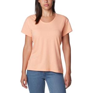Columbia Womens Sun Trek™ Ss Tee(Apricot Fizz Heather)