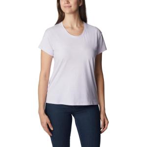 Columbia Womens Sun Trek™ Ss Tee(Purple Tint Heather)