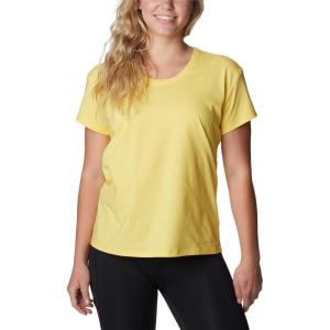 Columbia Womens Sun Trek™ Ss Tee(Sun Glow Heather)