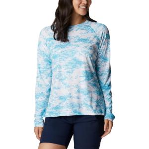 Columbia Women’s Super Tidal Tee Long Sleeve(Atoll Pfg Camo Print)