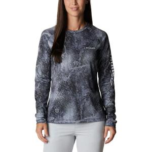 Columbia Women’s Super Tidal Tee Long Sleeve(Black Realtree Mako)