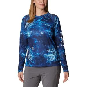 Columbia Women’s Super Tidal Tee Long Sleeve(Blue Macaw Realtree Horizon)