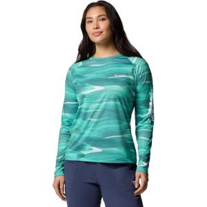 Columbia Women’s Super Tidal Tee Long Sleeve(Glaze Green Obsidian)