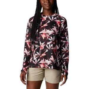 Columbia Women’s Super Tidal Tee Long Sleeve(Tiki Pink Hidden Paradise)
