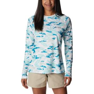 Columbia Women’s Super Tidal Tee Long Sleeve(White Shorebreak)
