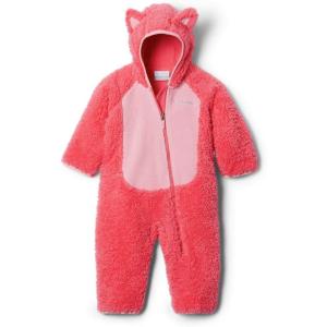 Columbia baby-girls Foxy Baby Sherpa Bunting(Bright Geranium/Pink Orchid)