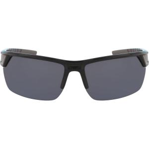 Columbia mens Peak Racer Rectangular Sunglasses(Black/Smoke Polarized)