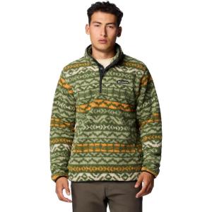 Columbia mens Rugged Ridge Half Snap Fleece(Canteen Madras Multi)