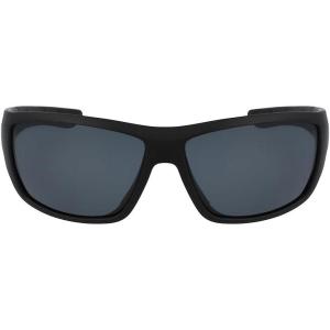 Columbia mens Utilizer Wrap Sunglasses(Matte Black/Smoke Polarized)