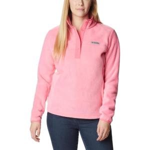 Columbia womens Benton Springs 1/2 Snap Pullover(Camellia Rose)