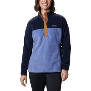 Columbia womens Benton Springs 1/2 Snap Pullover(Dark Nocturnal/Velvet Cove)