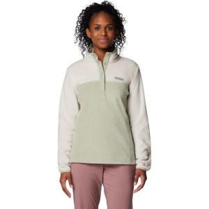Columbia womens Benton Springs 1/2 Snap Pullover(Dark Stone/Safari)