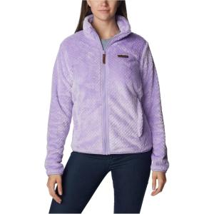 Columbia womens Fire Side Ii Sherpa Full Zip(Frosted Purple)