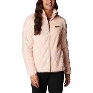 Columbia womens Fire Side Ii Sherpa Full Zip(Peach Blossom)
