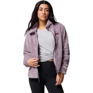 Columbia womens Fire Side Ii Sherpa Full Zip(Shale Purple)