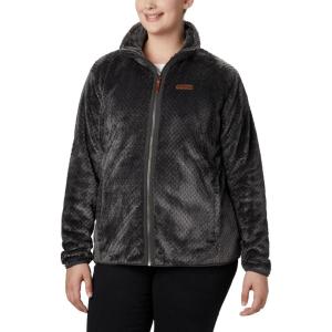 Columbia womens Fire Side Ii Sherpa Full Zip(Shark)